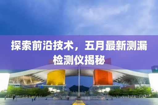 探索前沿技術(shù)，五月最新測漏檢測儀揭秘