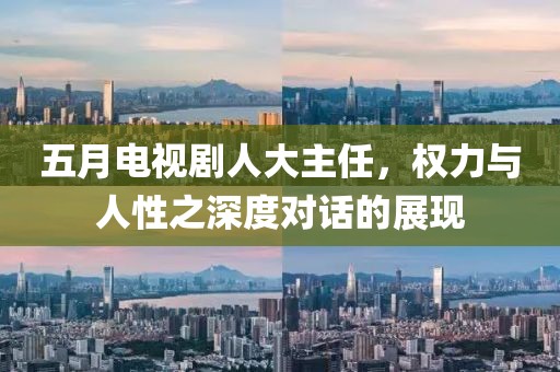 五月電視劇人大主任，權(quán)力與人性之深度對話的展現(xiàn)
