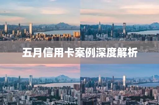 五月信用卡案例深度解析