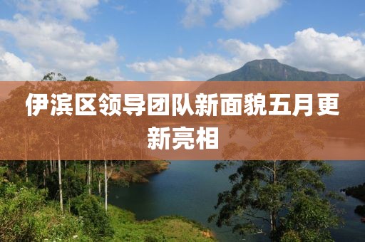 伊濱區(qū)領(lǐng)導(dǎo)團隊新面貌五月更新亮相