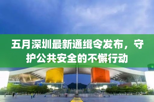 五月深圳最新通緝令發(fā)布，守護公共安全的不懈行動