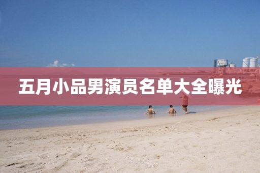 五月小品男演員名單大全曝光