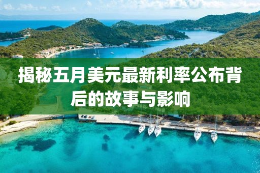 揭秘五月美元最新利率公布背后的故事與影響