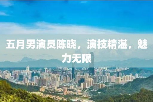 五月男演員陳曉，演技精湛，魅力無限