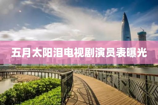 五月太陽淚電視劇演員表曝光