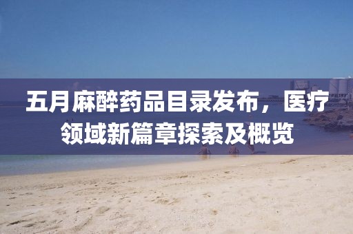 五月麻醉藥品目錄發(fā)布，醫(yī)療領(lǐng)域新篇章探索及概覽