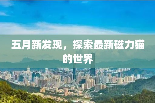 五月新發(fā)現(xiàn)，探索最新磁力貓的世界