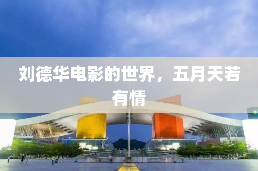 劉德華電影的世界，五月天若有情