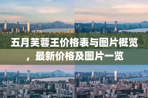 五月芙蓉王價格表與圖片概覽，最新價格及圖片一覽