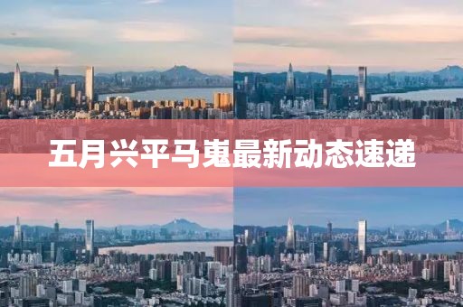 五月興平馬嵬最新動(dòng)態(tài)速遞