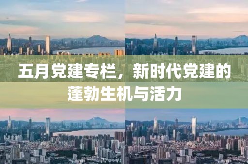 五月黨建專欄，新時(shí)代黨建的蓬勃生機(jī)與活力