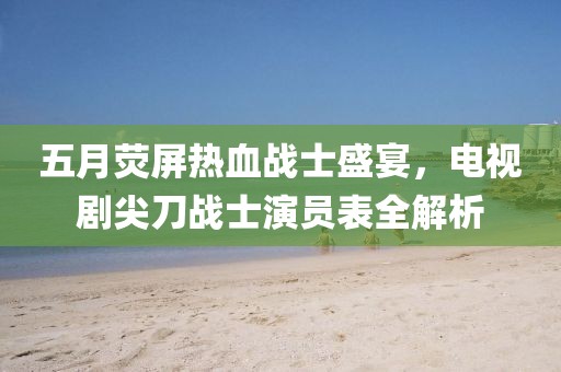 五月熒屏熱血戰(zhàn)士盛宴，電視劇尖刀戰(zhàn)士演員表全解析