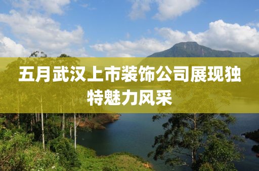 五月武漢上市裝飾公司展現(xiàn)獨特魅力風采