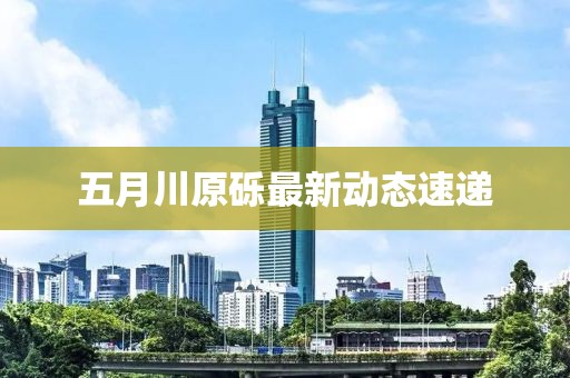 五月川原礫最新動態(tài)速遞