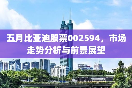 五月比亞迪股票002594，市場(chǎng)走勢(shì)分析與前景展望