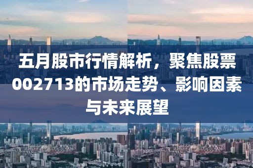 五月股市行情解析，聚焦股票002713的市場走勢、影響因素與未來展望