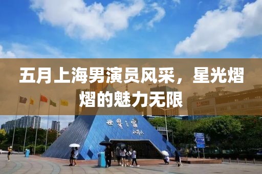 五月上海男演員風采，星光熠熠的魅力無限