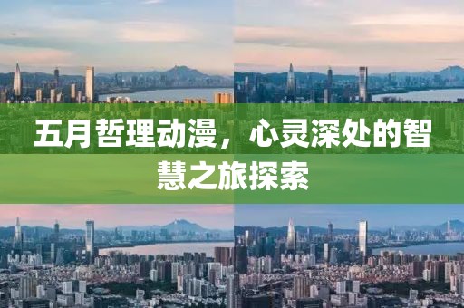 五月哲理動漫，心靈深處的智慧之旅探索