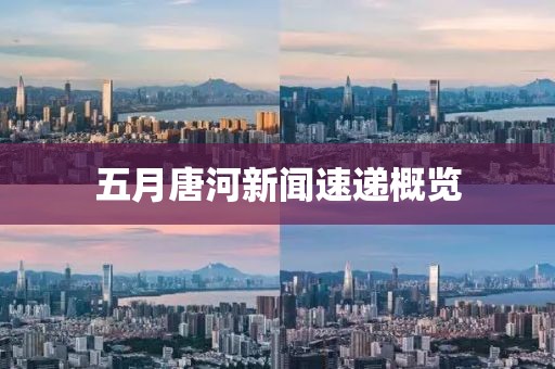 五月唐河新聞速遞概覽