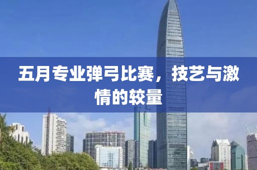 五月專業(yè)彈弓比賽，技藝與激情的較量