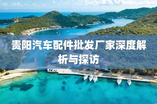 貴陽(yáng)汽車配件批發(fā)廠家深度解析與探訪