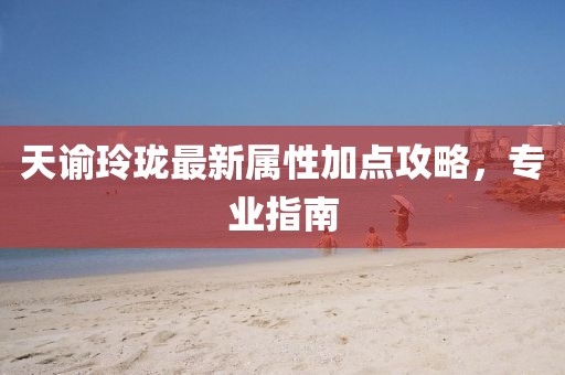 天諭玲瓏最新屬性加點(diǎn)攻略，專業(yè)指南