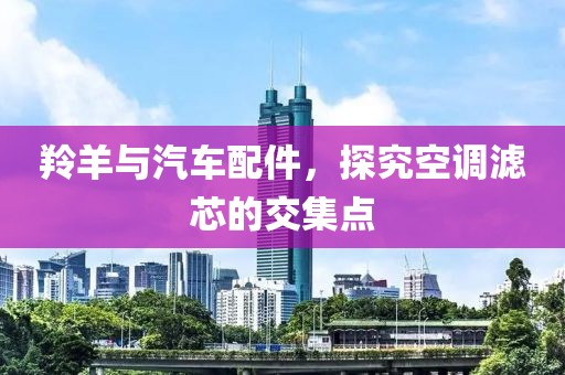 羚羊與汽車配件，探究空調(diào)濾芯的交集點