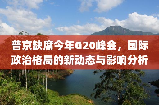 普京缺席今年G20峰會，國際政治格局的新動態(tài)與影響分析