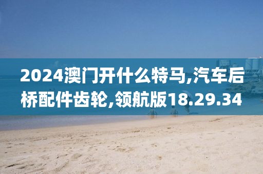 2024澳門開什么特馬,汽車后橋配件齒輪,領航版18.29.34