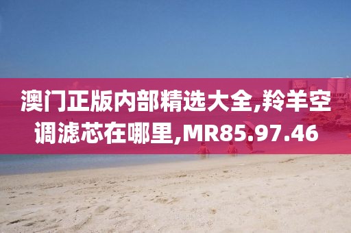 澳門正版內(nèi)部精選大全,羚羊空調(diào)濾芯在哪里,MR85.97.46