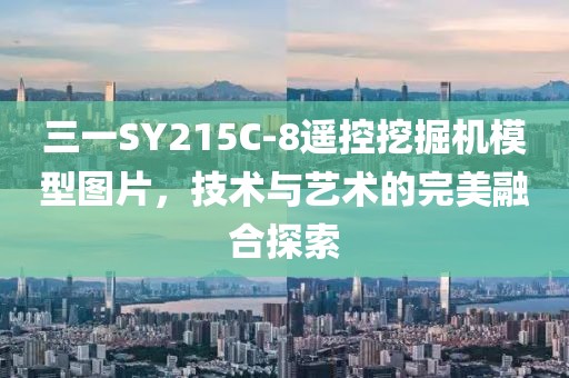 三一SY215C-8遙控挖掘機(jī)模型圖片，技術(shù)與藝術(shù)的完美融合探索